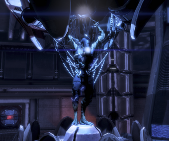 Legion, captive aboard the geth dreadnought