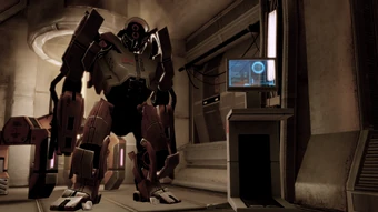 Sabotaging the heavy mech will yield an advantage in the upcoming battle