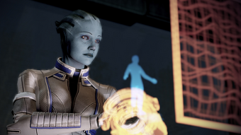 Liara T'Soni in Lair of the Shadow Broker