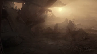 An already-ravaged Tuchanka further depopulated by the genophage