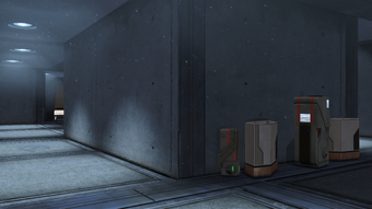 mass effect nuke mission A bunch of crates in a sneaky location that has a high chance of being overlooked if you entered the base sneaking in