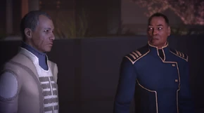 Ambassador Udina and Captain Anderson