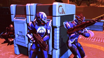 Having the same gun as the boss is apparently one way to earn a promotion