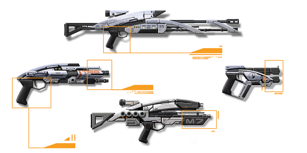 mass effect 2 weapon upgrades