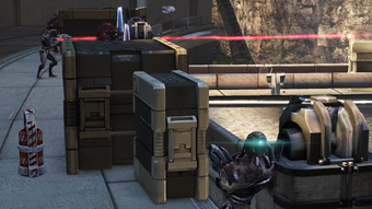 mass effect nuke mission Synthetics and organics working together, who would have thought