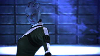 Liara up in tha Prothean bubble