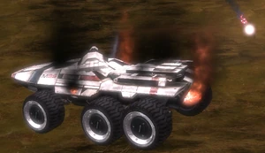 This Mako took a heavy hit after losing its shields