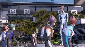 Number 8 makes his presence as Director known to the new arrivals