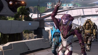 The Moshae returns to her people accompanied by extragalactic visitors