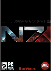 The cover of the Mass Effect 3 N7 Collector's Edition