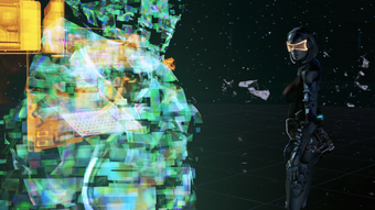 Seems Vendetta has no vendetta against synthetics unlike his creators