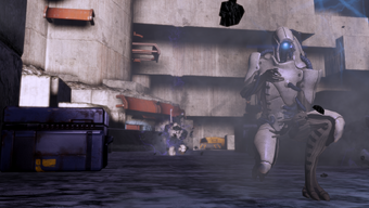 Ambush! The geth are deadly raindrops