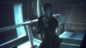 An asari commando