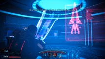 Holograma del Soberano en los Archivos de la Ciudadela (Mass Effect 3: Ciudadela)