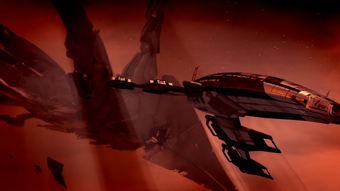 Normandy departs the dead Reaper