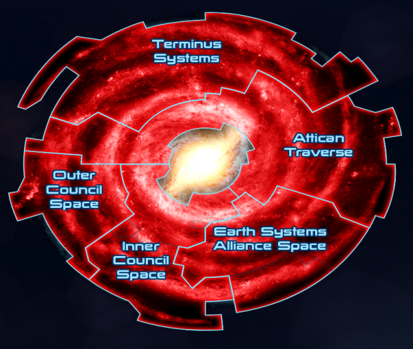 mass effect universe map