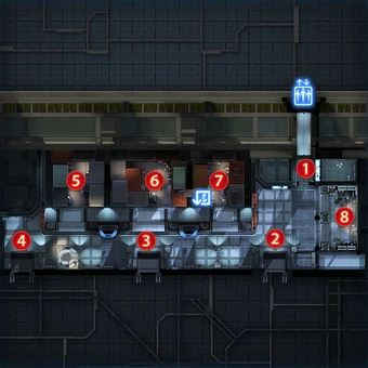 Map of the Holding Area
