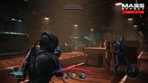 Shepard en el Pico 15 en el ME1 remasterizado