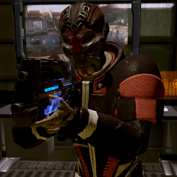 Batarian Commander Mass Effect Wiki Fandom The batarian vanguard is amazing! batarian commander mass effect wiki