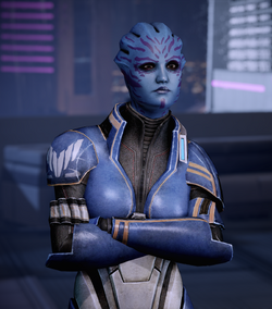 Vasir professes professional admiration for Shepard