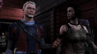 Conrad and Jenna walk out together in one of the possible outcomes