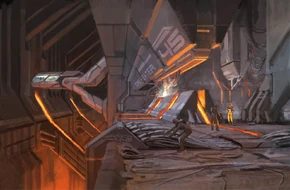 Concept art of Caleston