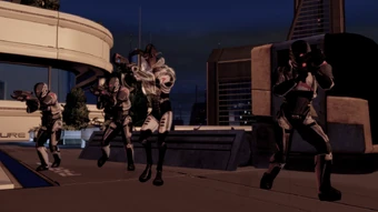 Shadow Broker mercenaries enjoy only the best hotels