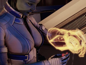 An OSD being scanned with an omni-tool