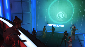 The Flux dance floor