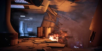 It begins explosively