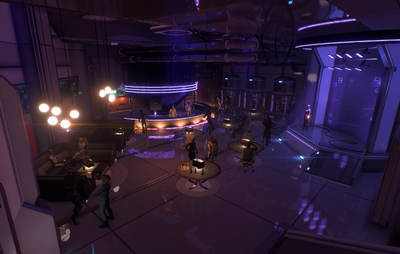 A bar is practically mandatory to provide respite from the daily clusterfuck experienced by the Initiative
