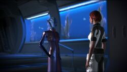 Лиара на Нормандии. Mass Effect 2
