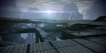 A derelict on Zanethu