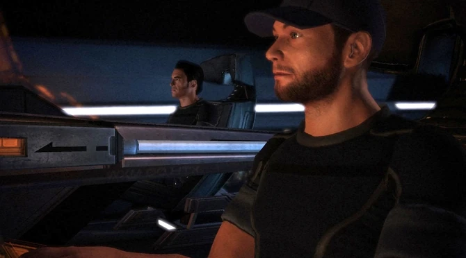 Joker & Kaidan im Cockpit