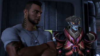 Hopefully James can get a better bearing on Prothean jokes with the synthesis upgrades