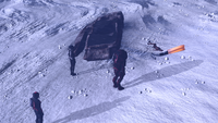 Aerocoche destruido en Xawin (Mass Effect Legendary Edition)