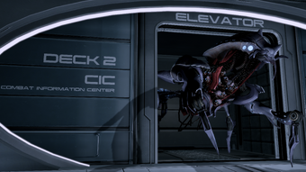 Surprise Praetorian aboard the Normandy