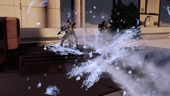 ... bring out the big guns and hit them before they can hit back. The Avalanche works well; if you're feeling trigger happy, do this for every truckload of mercs for a quick win.