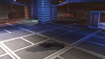 Just taking a very long nap on the cold Cerberus lab floor