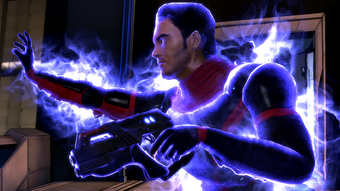 Kaidan uses his powers