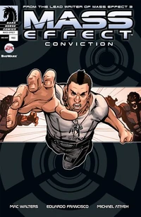The cover of Mass Effect: Conviction