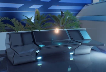 A smoking console in Operations