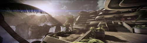 An overhead view of Firebase Jade