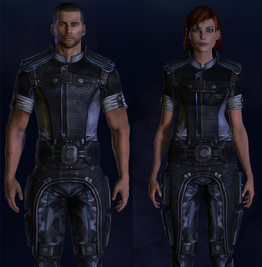 mass effect 3 unlock all casual outfits