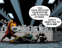 Thane and Irikah's first meeting