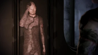 Jack listens to a log entry