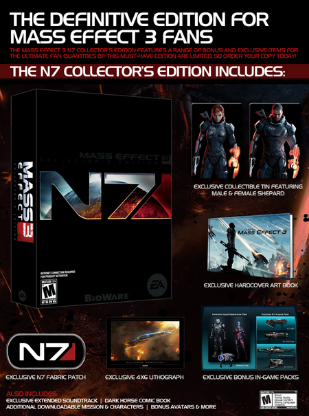 Mass effect 3 n7 collector's edition xbox one shop price