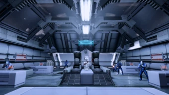 Vorhess and his minions on the bridge