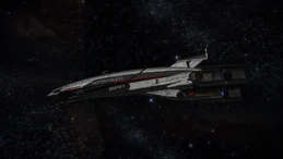 Нормандія СР-1 у відкритому космосі.