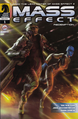 Mass Effect: Redemption #1 cover from the Collectors' Edition of Mass Effect 2